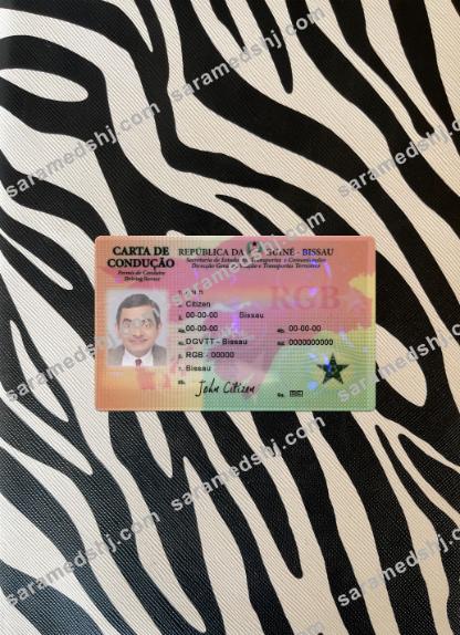 Guine-Bissau driving license photolook front